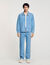 Square cross denim jacket