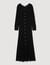 Fancy knit maxi dress