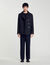 Light peacoat in tech wool