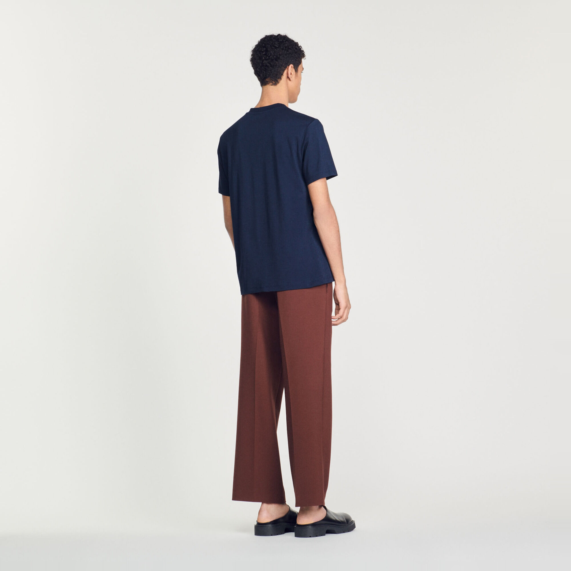 Sandro embroidery T-shirt