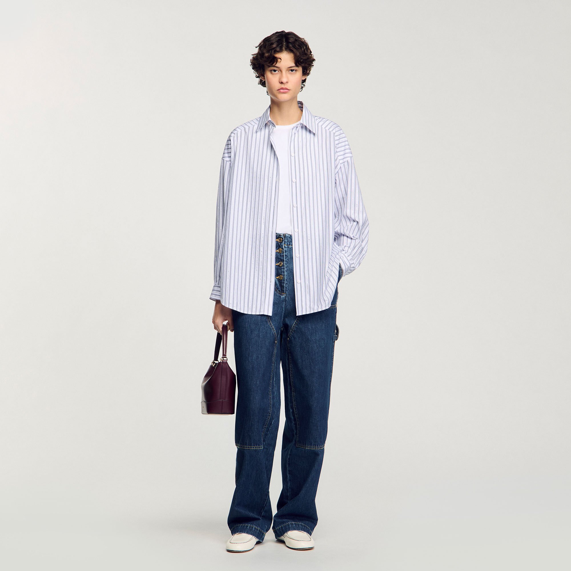 Oversized shirts for women | Sandro Paris Oversized shirts for women | Sandro Paris