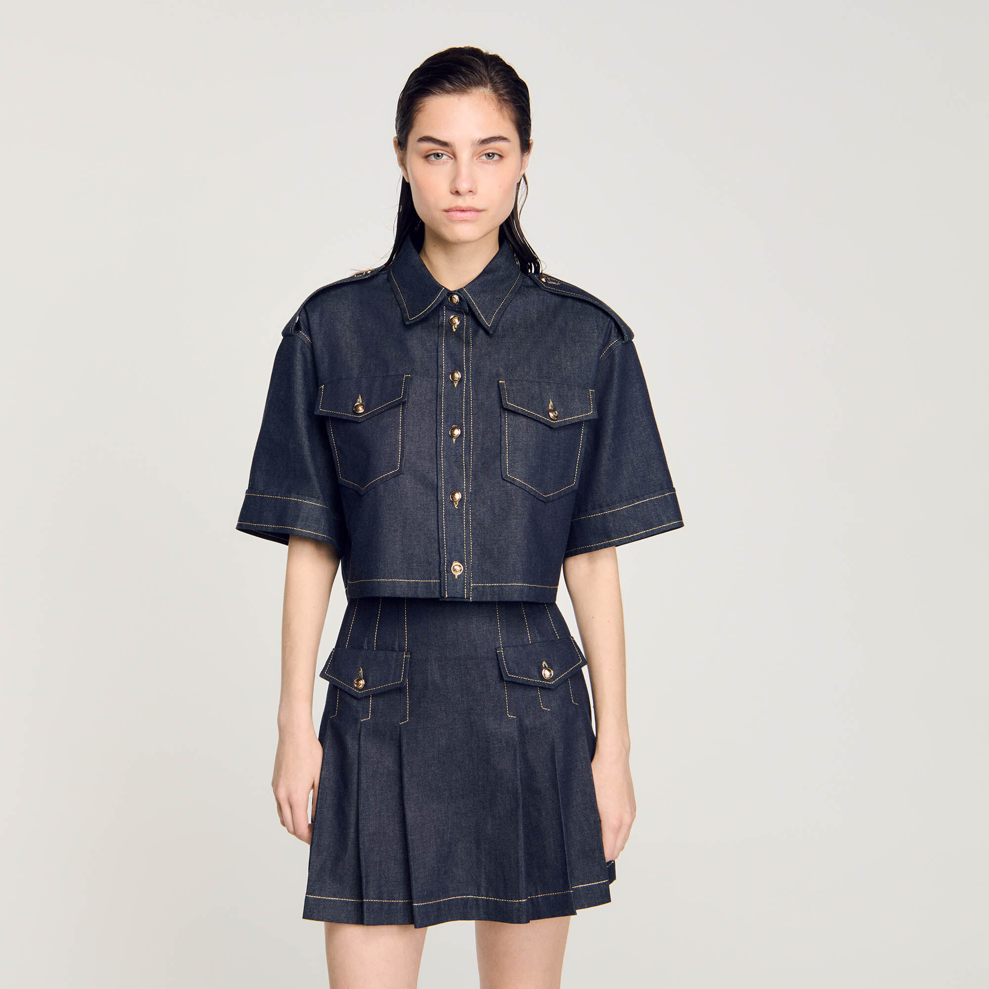 Denim shirt