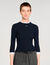 2-in-1 mixed wool jumper