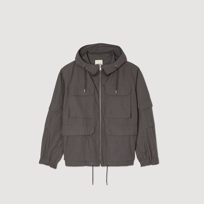 Hooded windcheater