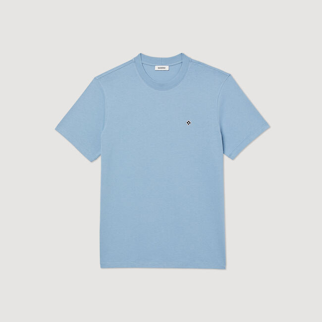 T-shirt with Square Cross patch