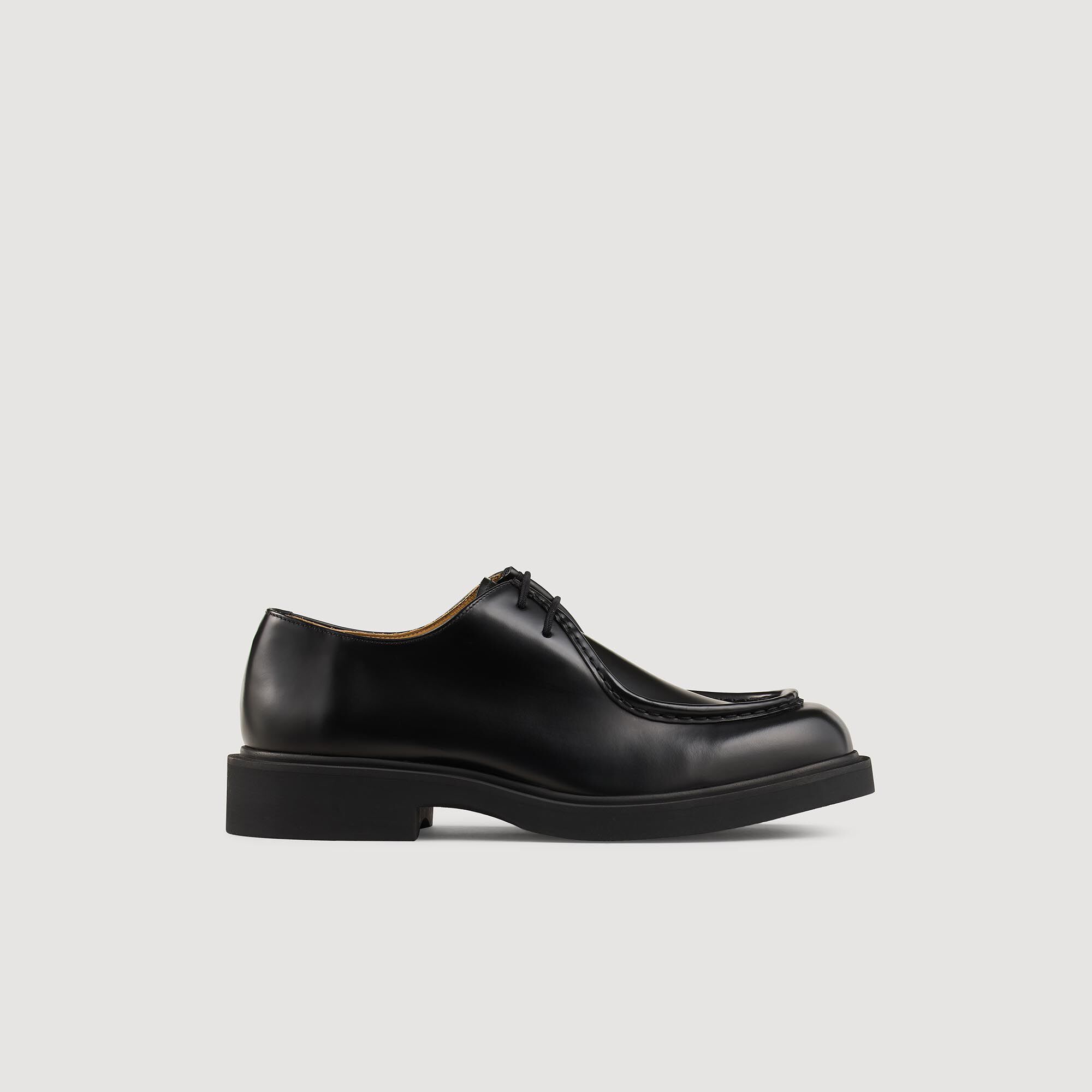 Sandro Paris　サンドロパリ　ブーツ　本革　ポルトガル製　定価約6万円 Sandro Paris サンドロパリ ブーツ 本革 ポルトガル製 定価約6万円