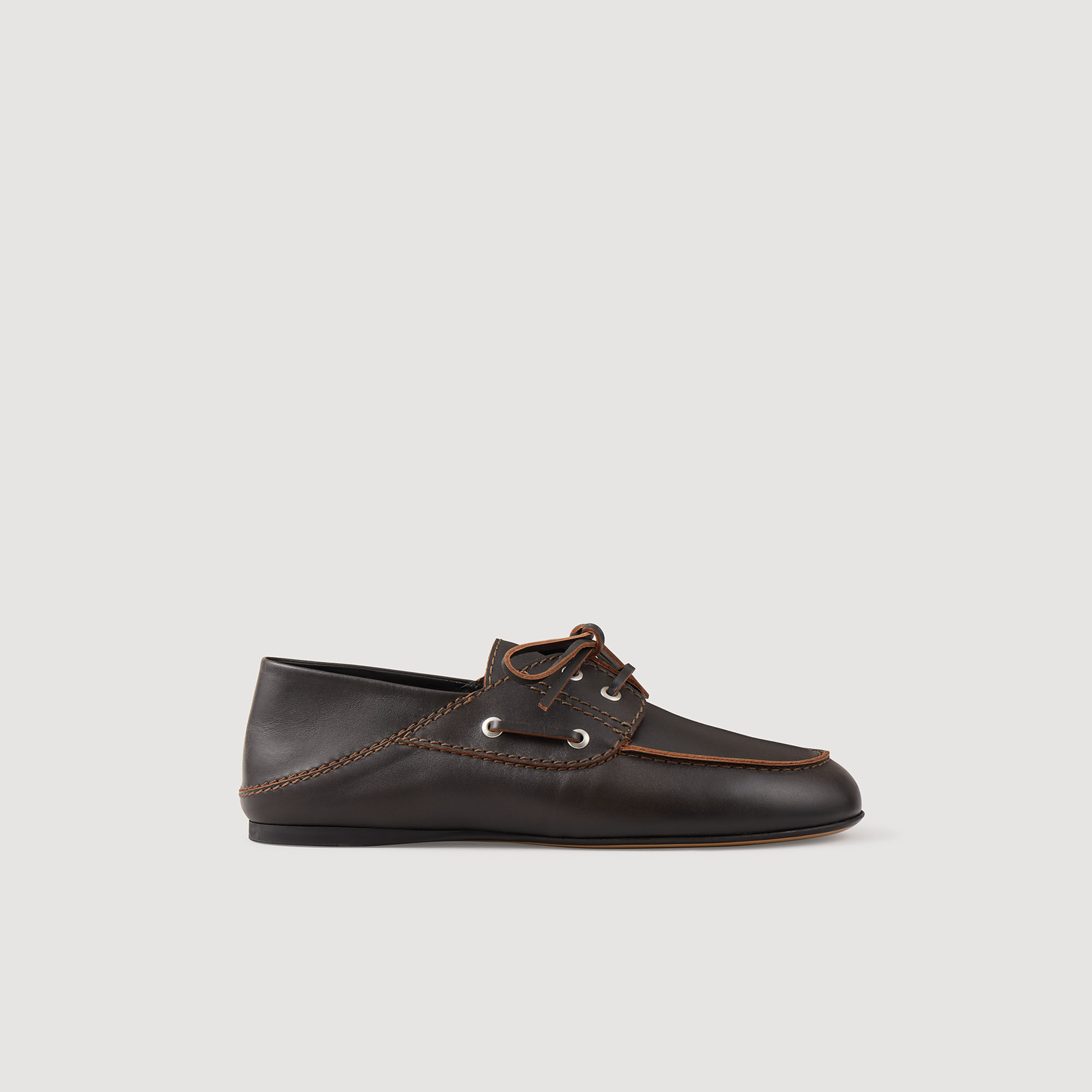 Leather loafers