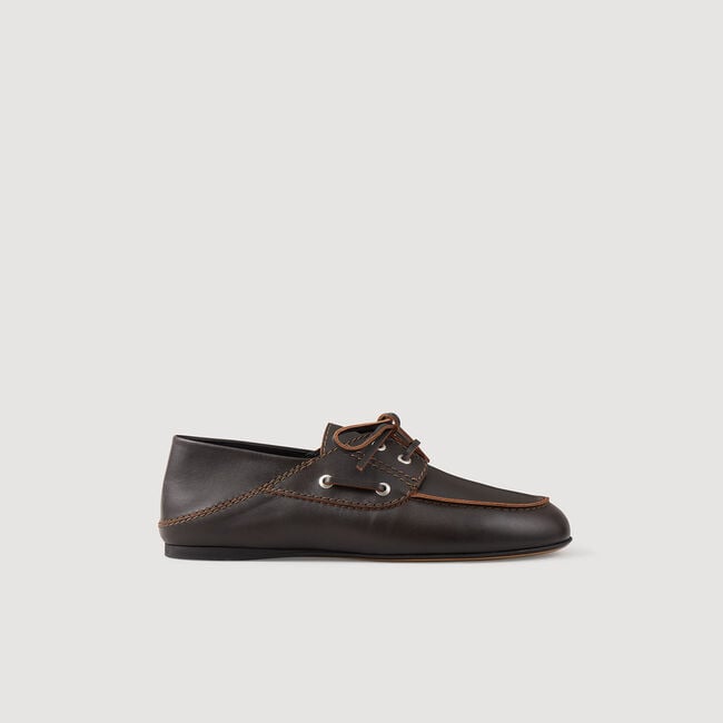 Leather loafers