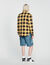 Quilted checked jacket