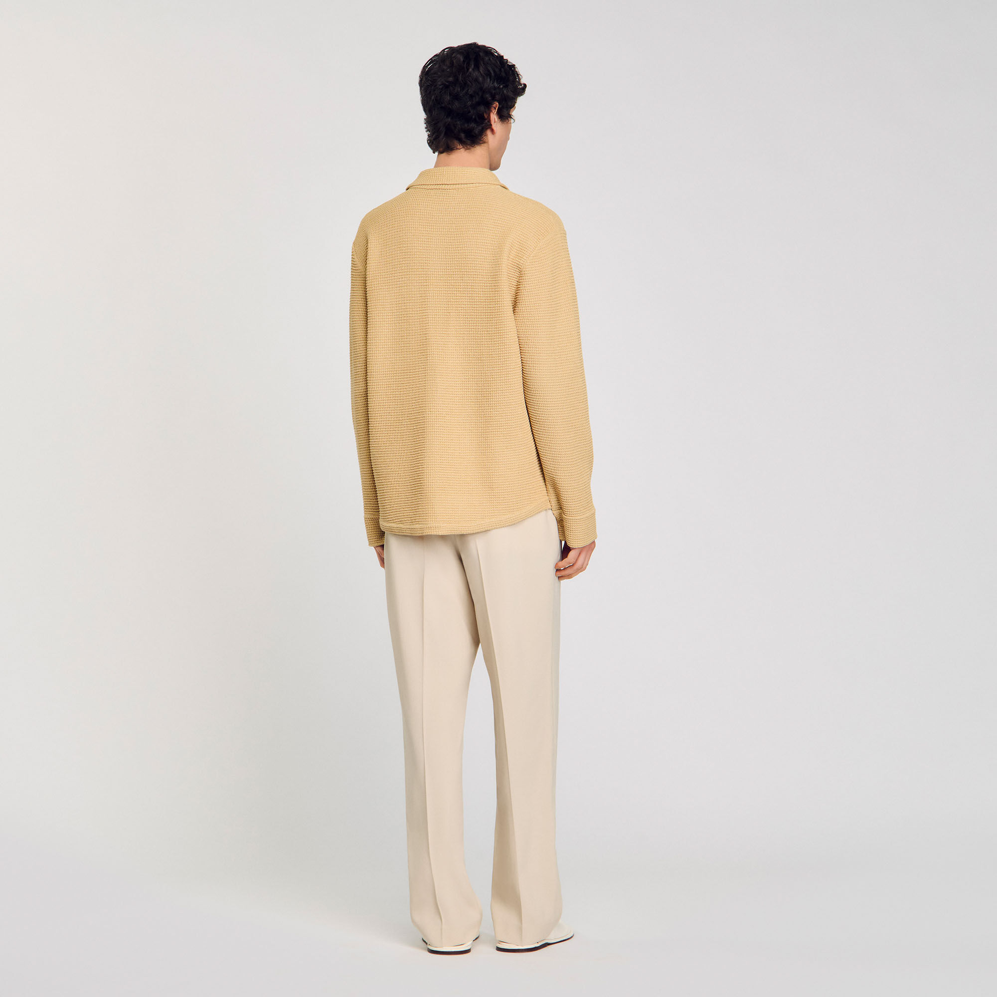 Oversized knit shirt