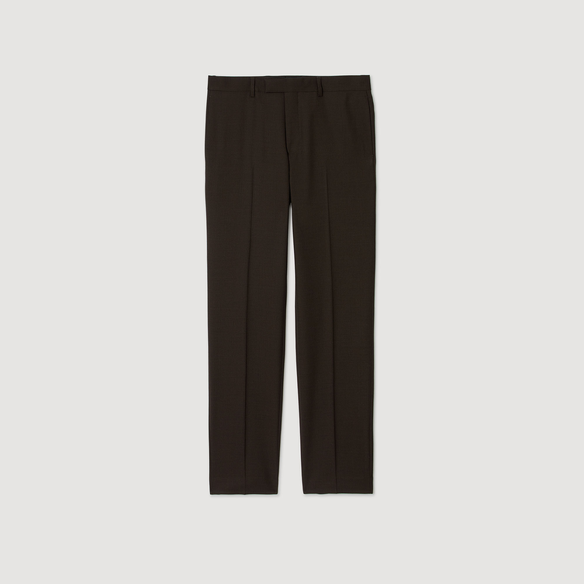 Wool suit trousers