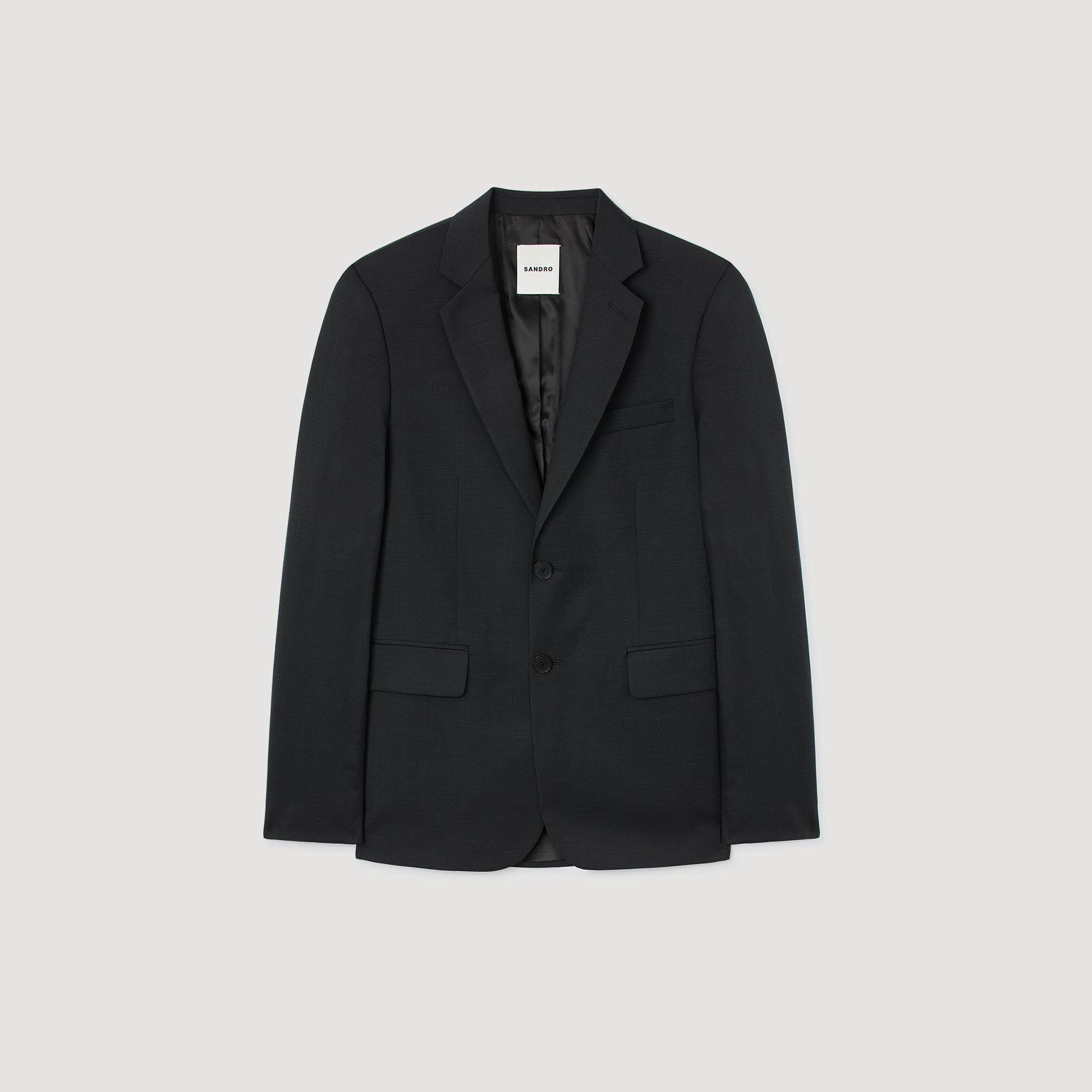 Wool suit jacket