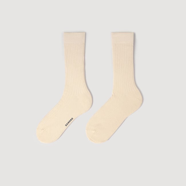 Fine silk socks