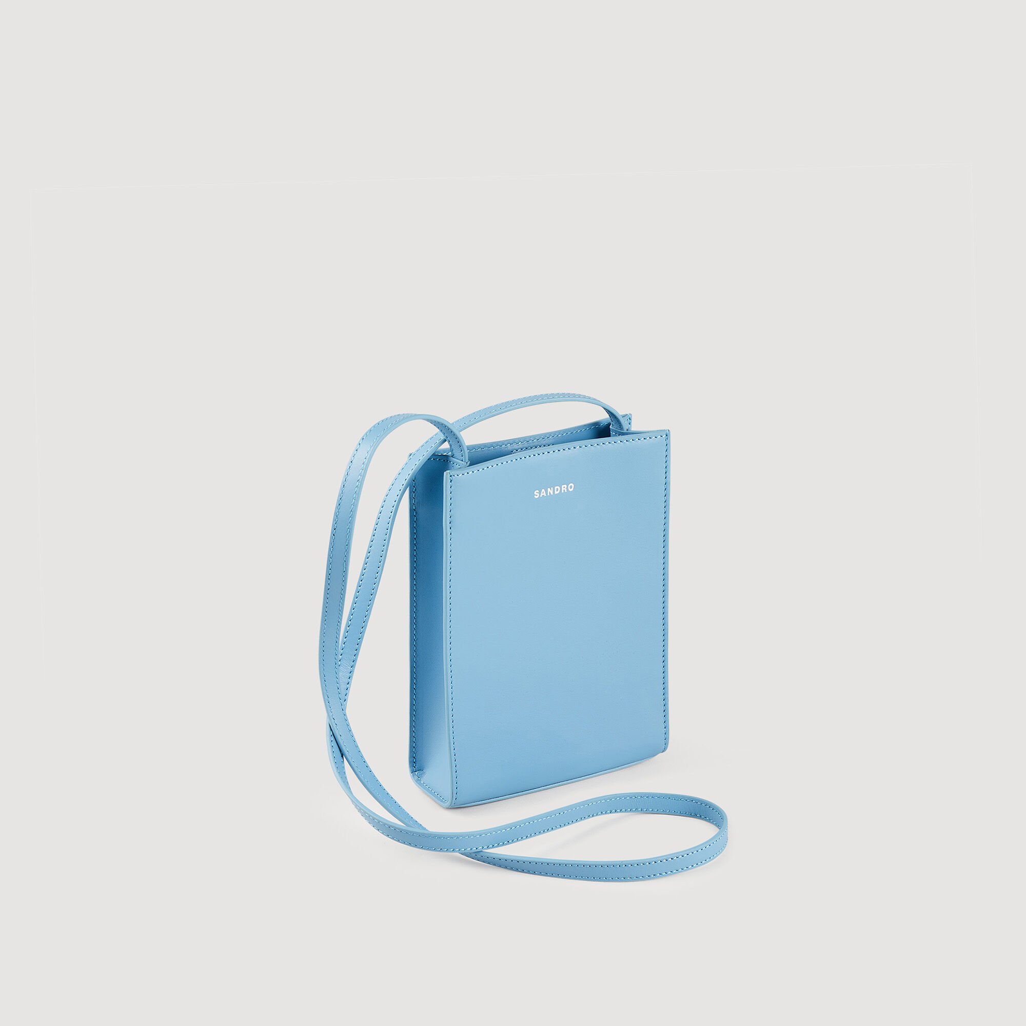 Small smooth leather bag