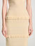 Ruffled knit maxi dress
