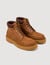 Nubuck and leather boots