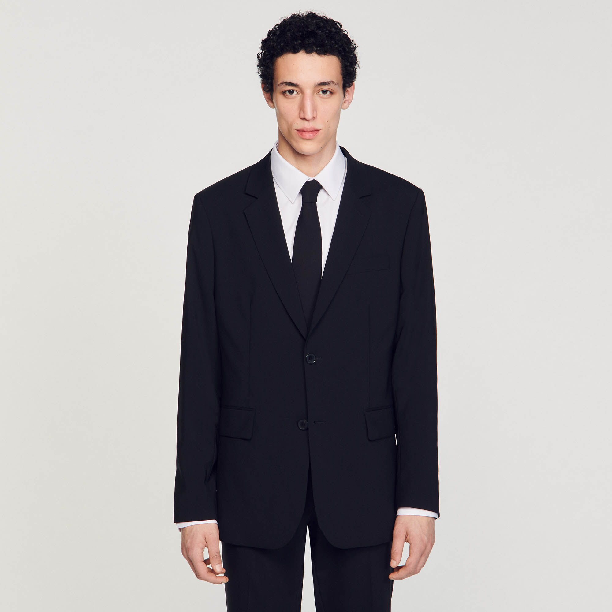Virgin wool suit jacket