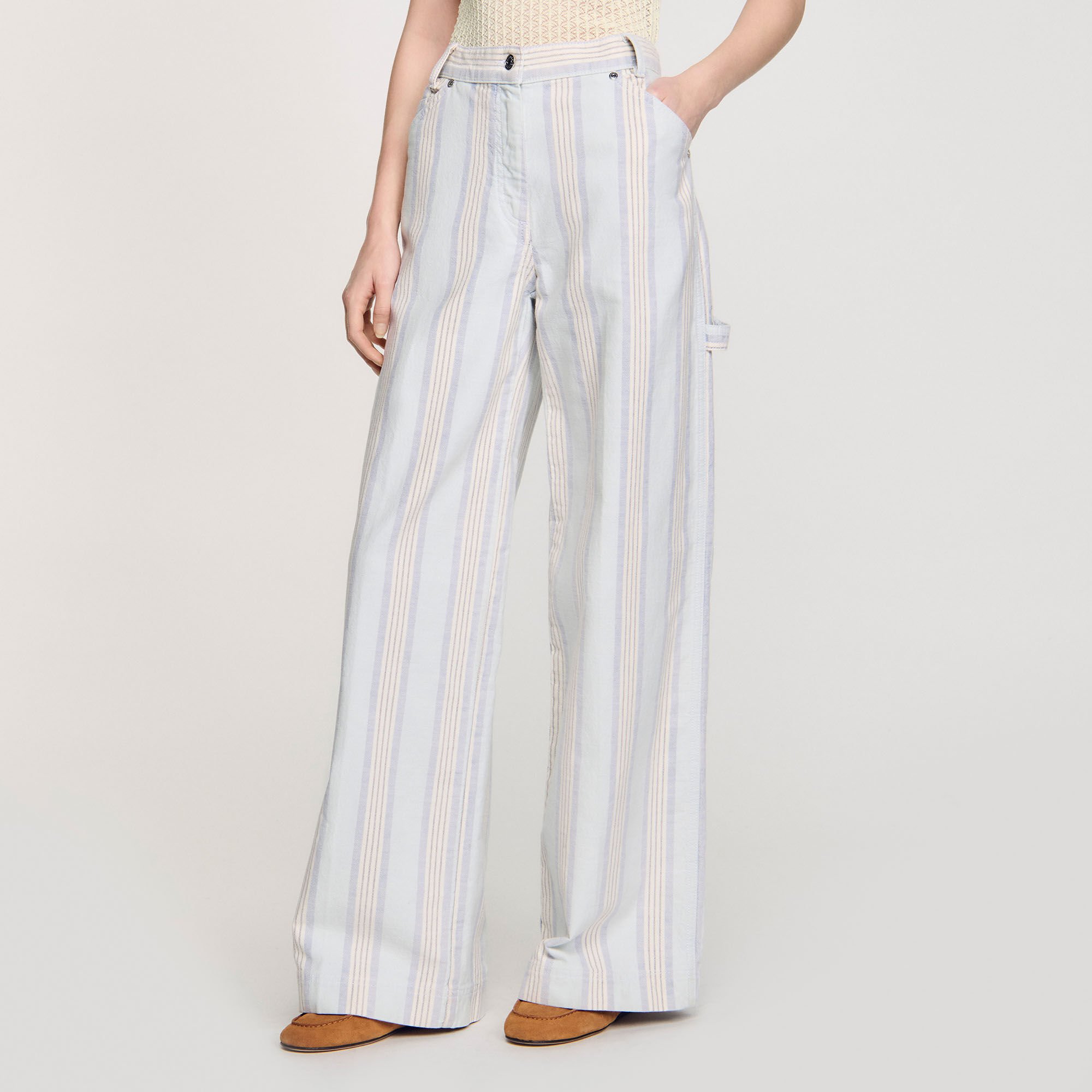 Striped jeans