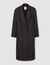 Fitted double-breasted coat