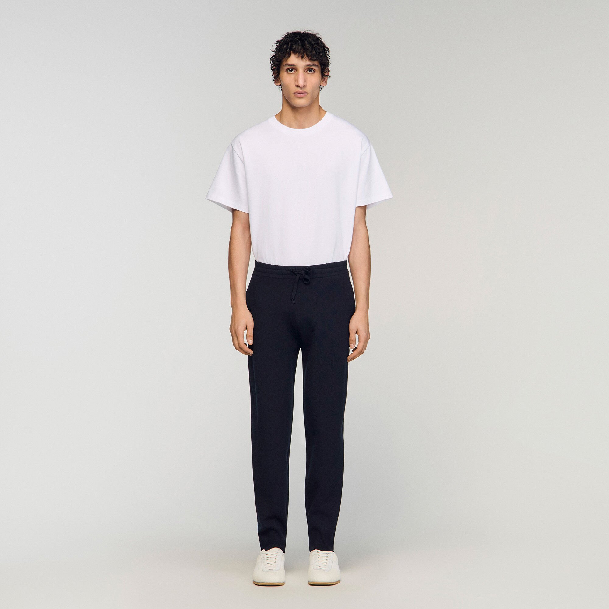 Knit jogging bottoms