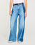 Jeans with contrasting panels