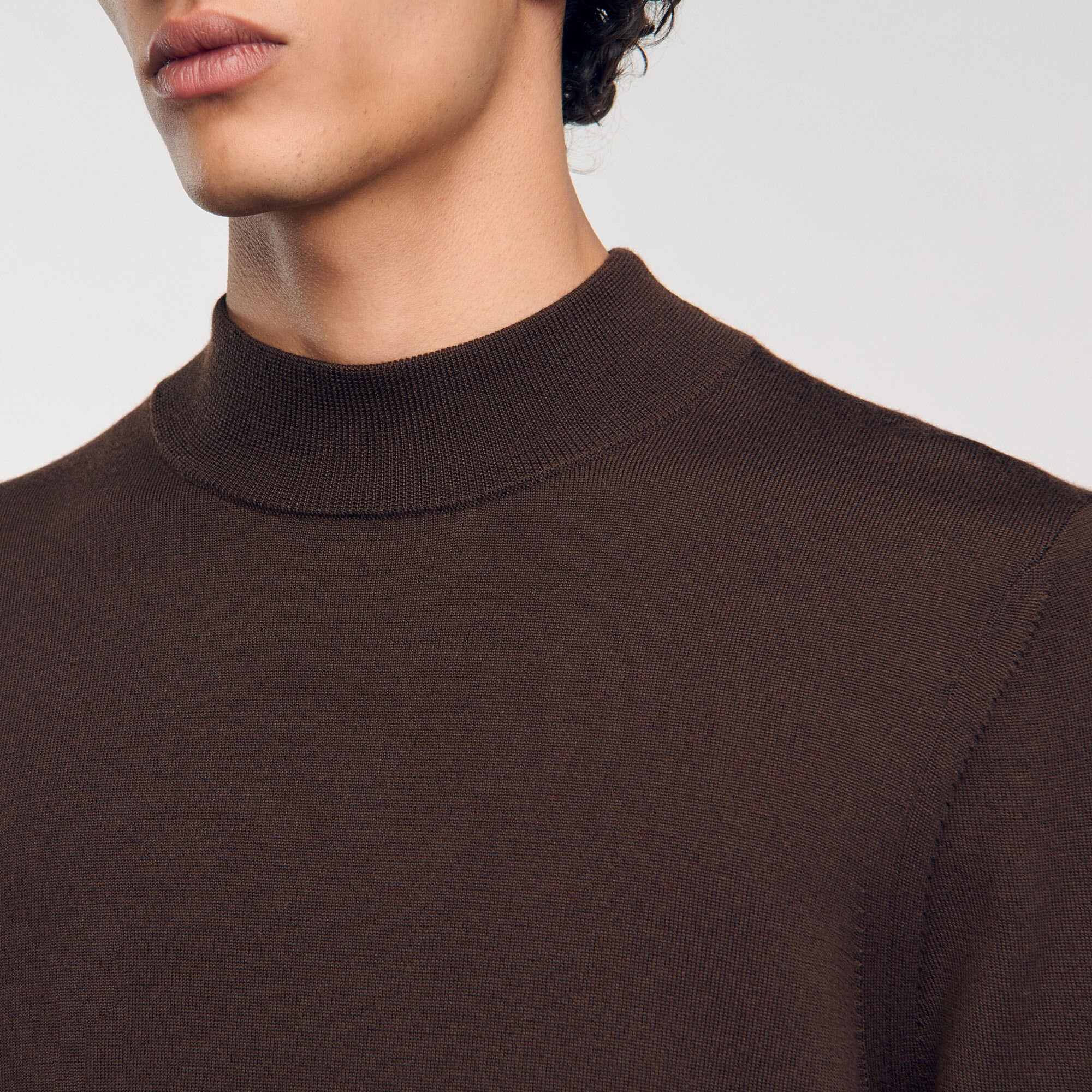 Funnel neck sweater