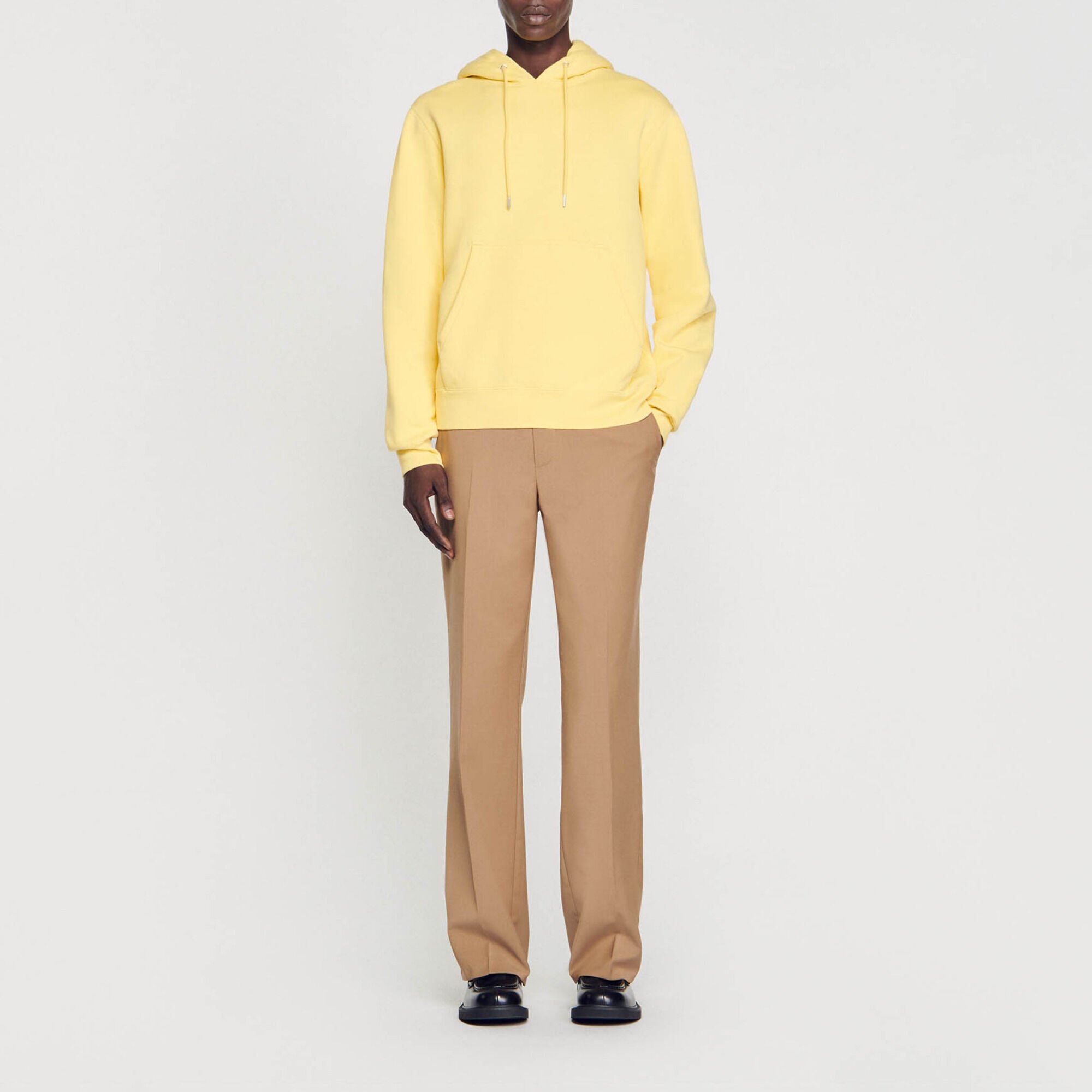 Men’s organic cotton embroidered hoodie