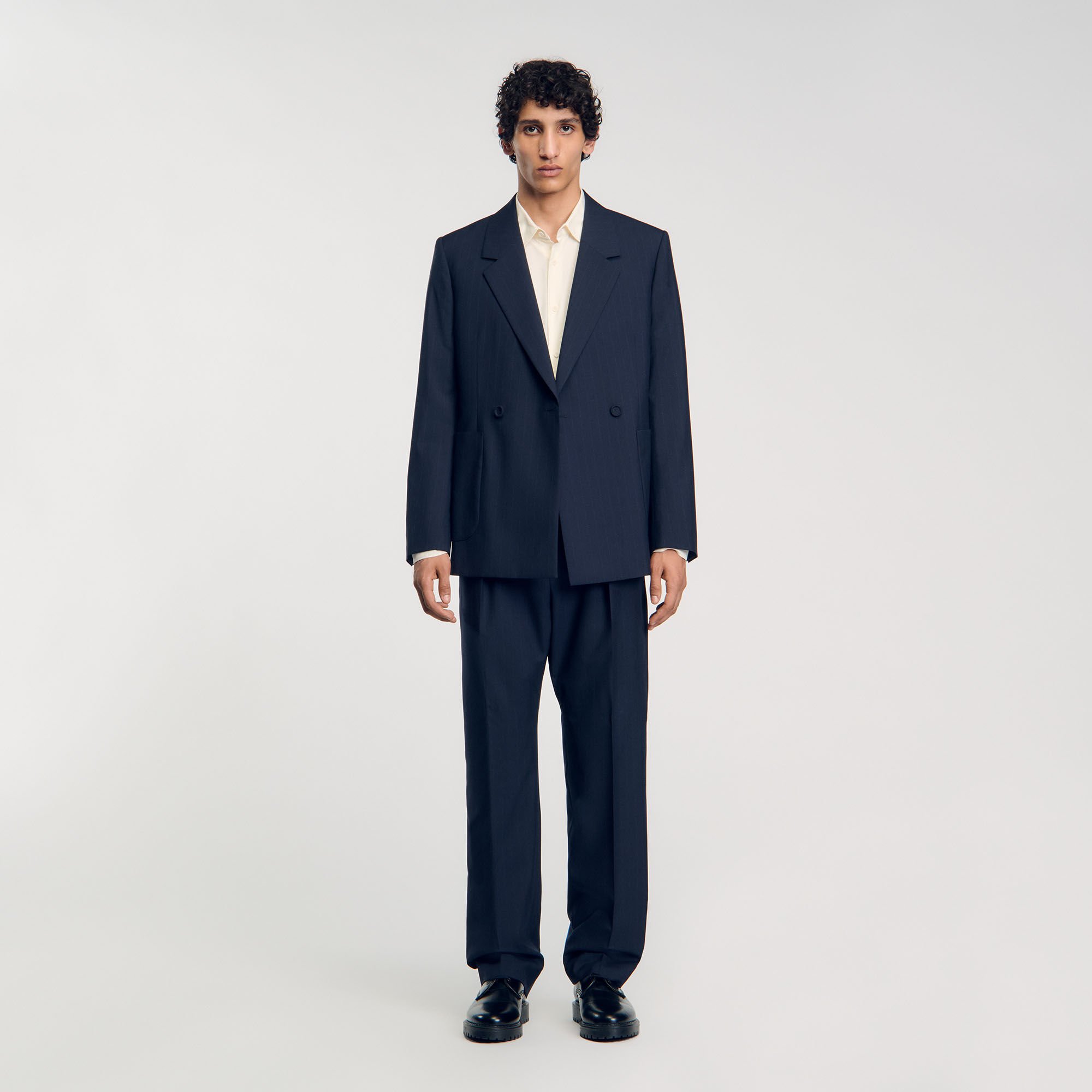 Sandro double breasted blazer shop