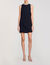 Short dress with rhinestone details
