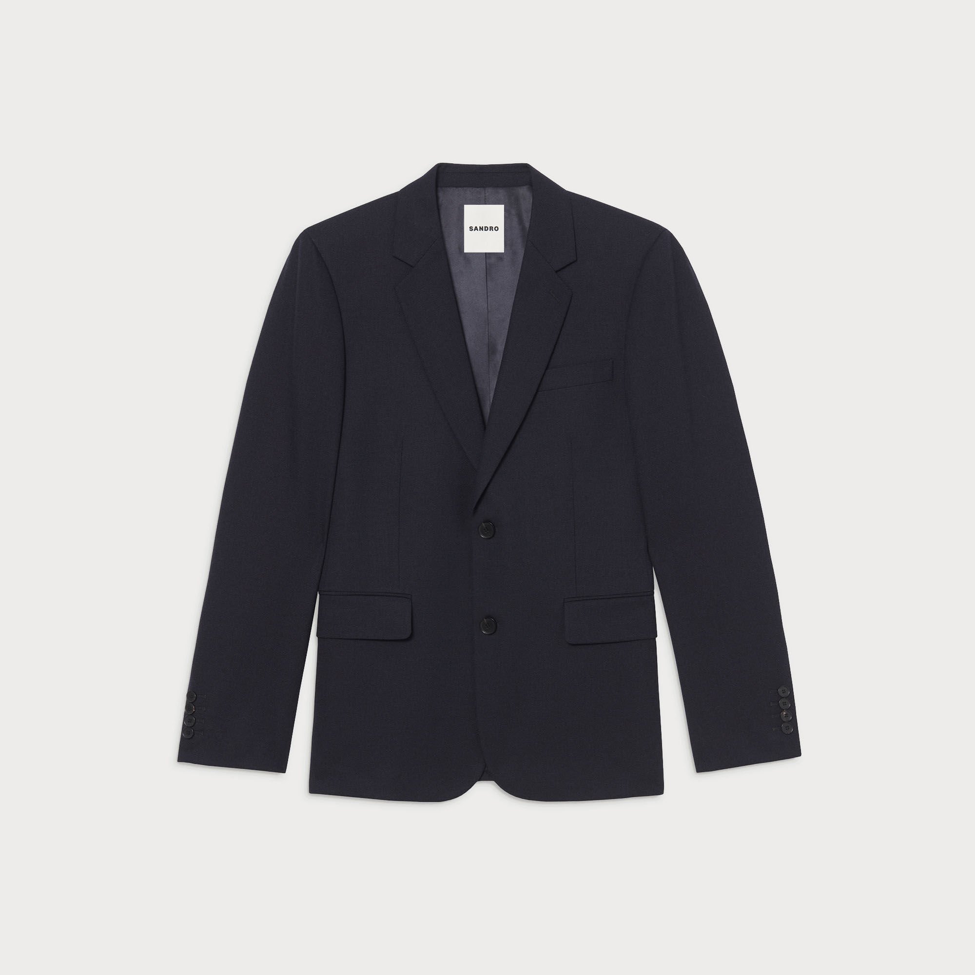 Sandro black blazer shop