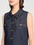 Short denim dress