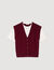 Two-tone wool and cashmere jumper