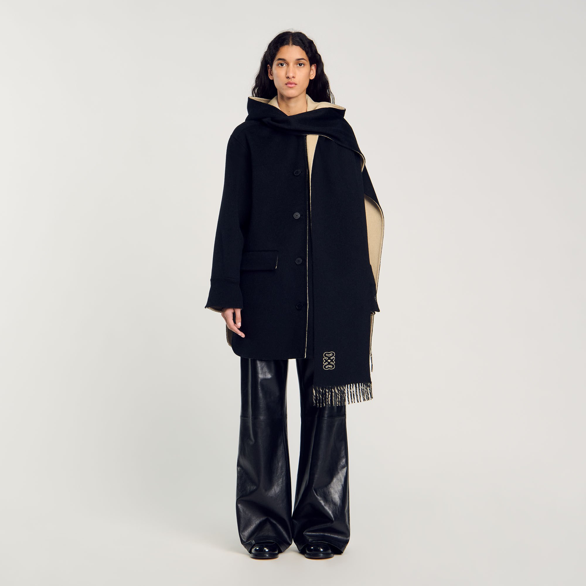 Sandro homme coat store