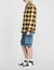 Quilted checked jacket
