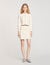 Short rib-knit skirt