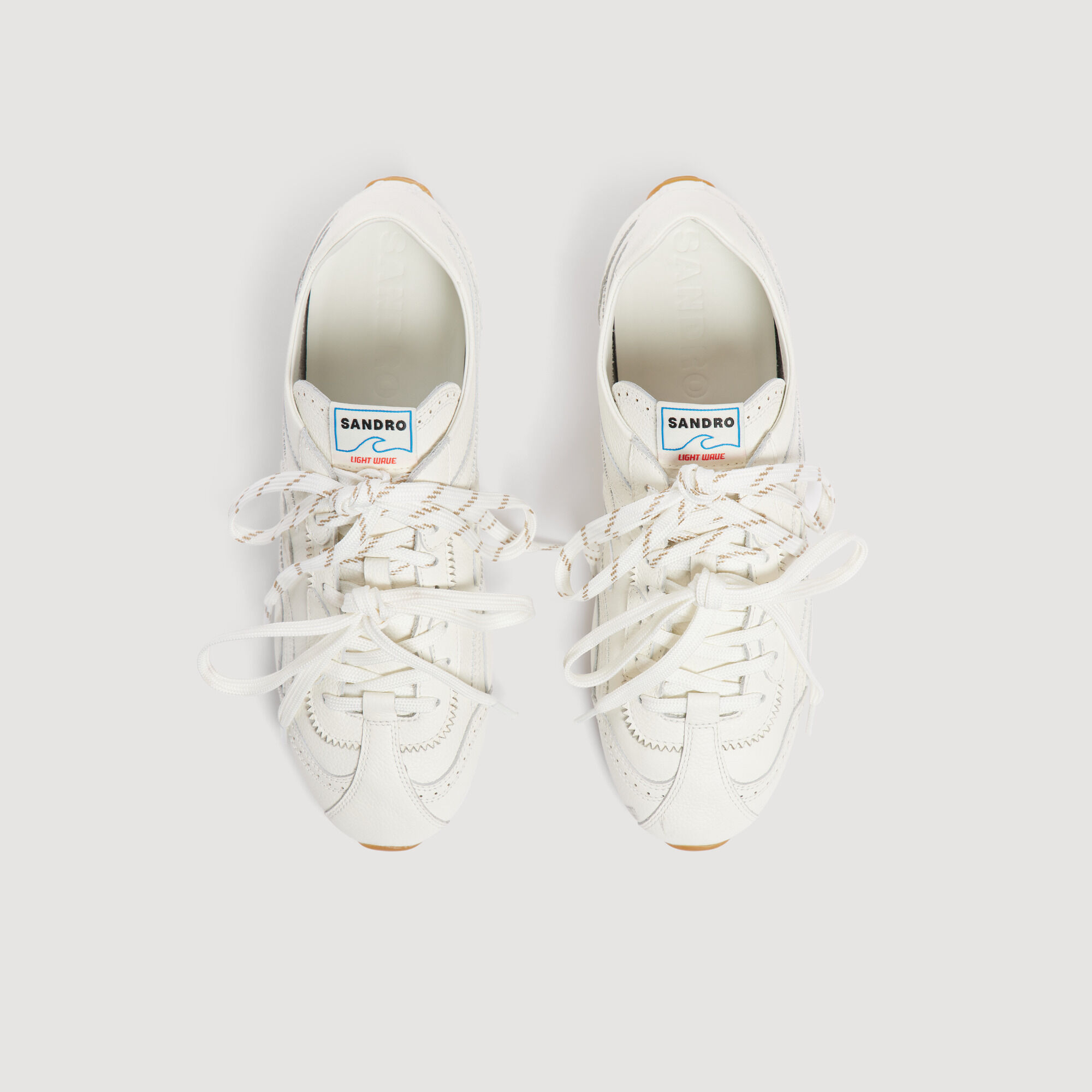 Leather Light Wave trainers