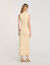 Ruffled knit maxi dress