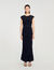 Draped maxi dress