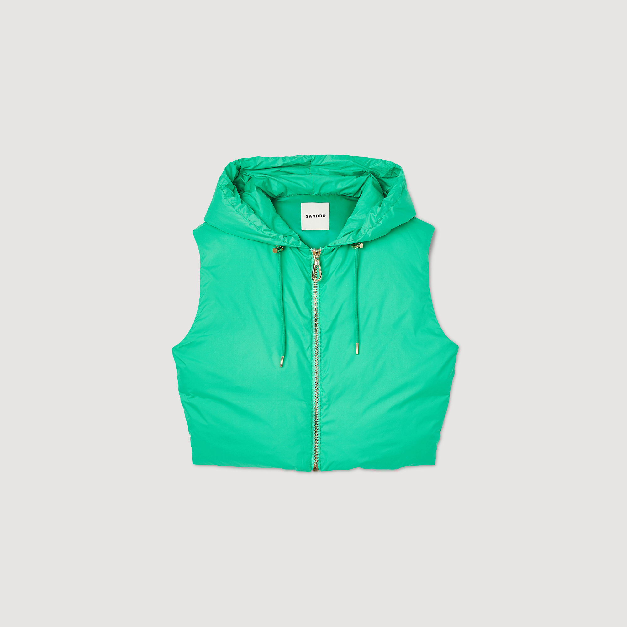 Sleeveless puffer jacket