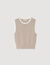 High-neck knit jumper