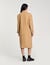 Long wool-blend coat