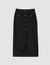 Buttoned midi skirt