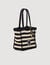 Two-tone crochet bag