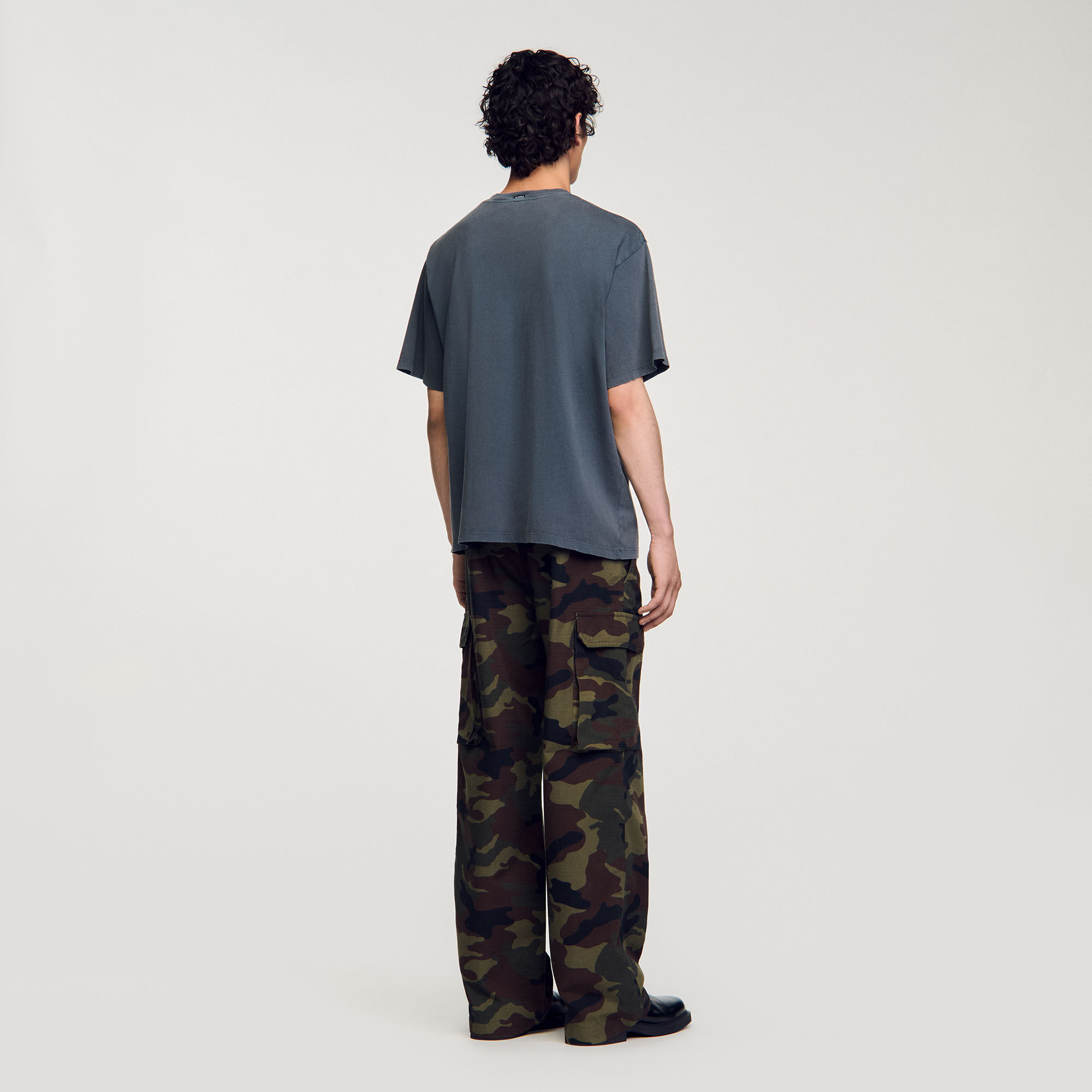 Faded-effect T-shirt
