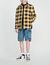Quilted checked jacket