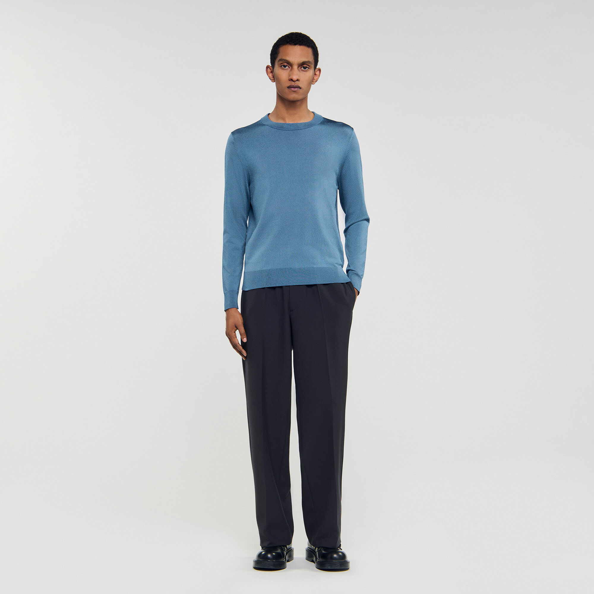 Fine knit jumper