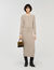 Cardigan with contrast collar
