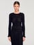 Rhinestone knit maxi dress