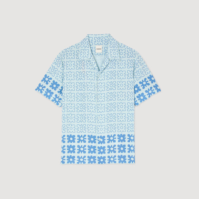 Floral motif shirt