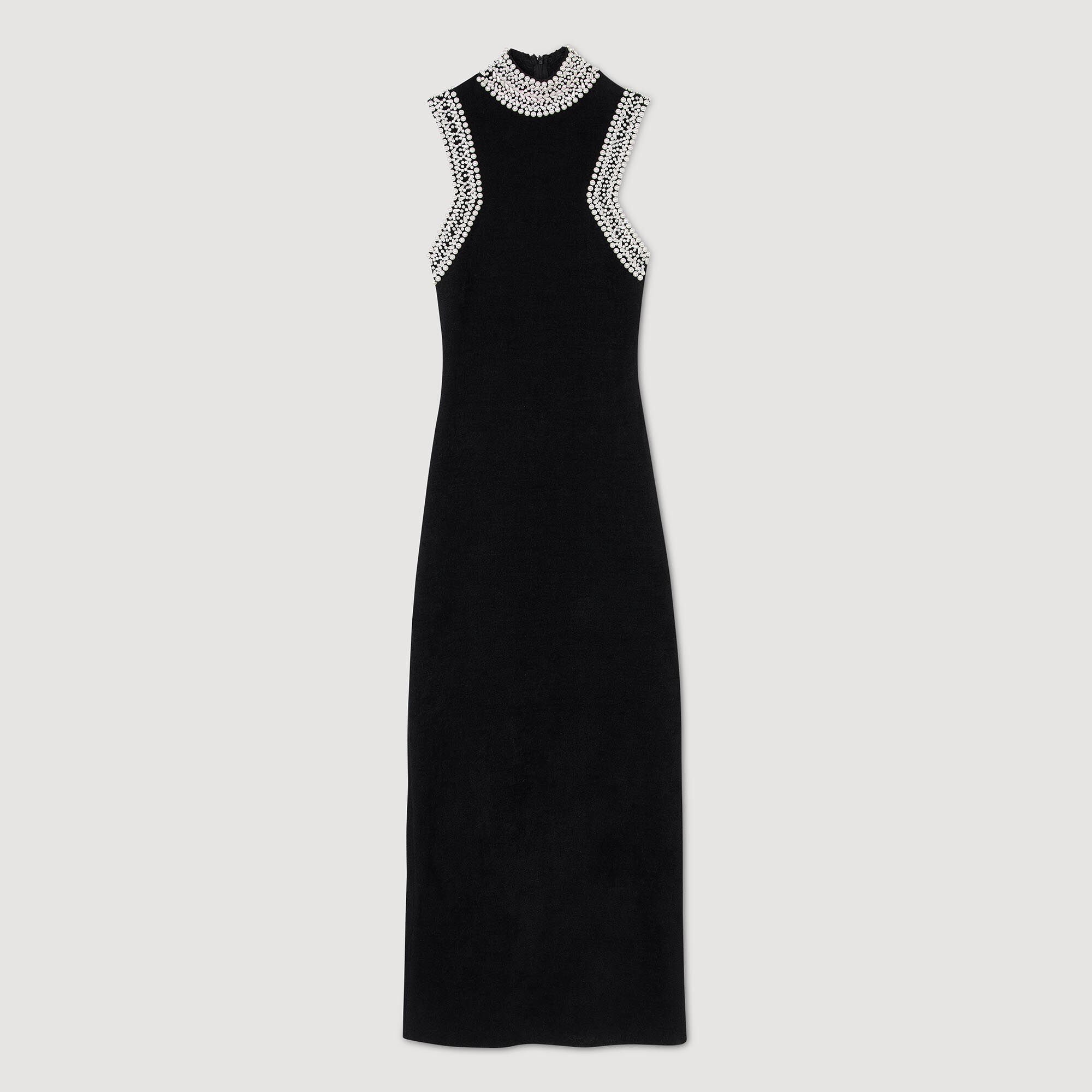 Sandro black and white dress outlet